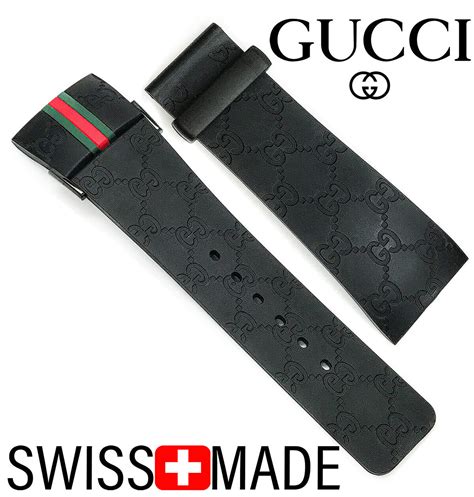 gucci womens watch leather band|Gucci rubber watch band replacement.